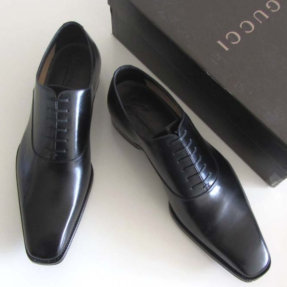 GUCCI Made To Order dress shoes 43 1/2 EEE 10.5 US - Picture 3 of 10